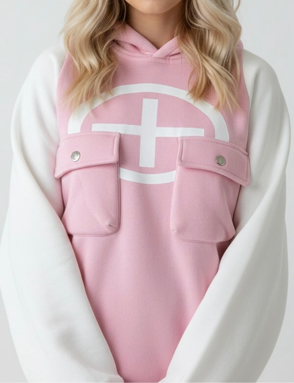 UNFLAGGING LUXURY FLEECE HOODIE (PINK)