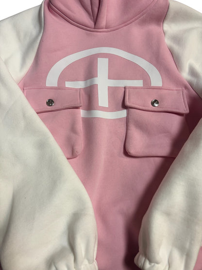 UNFLAGGING LUXURY FLEECE HOODIE (PINK)