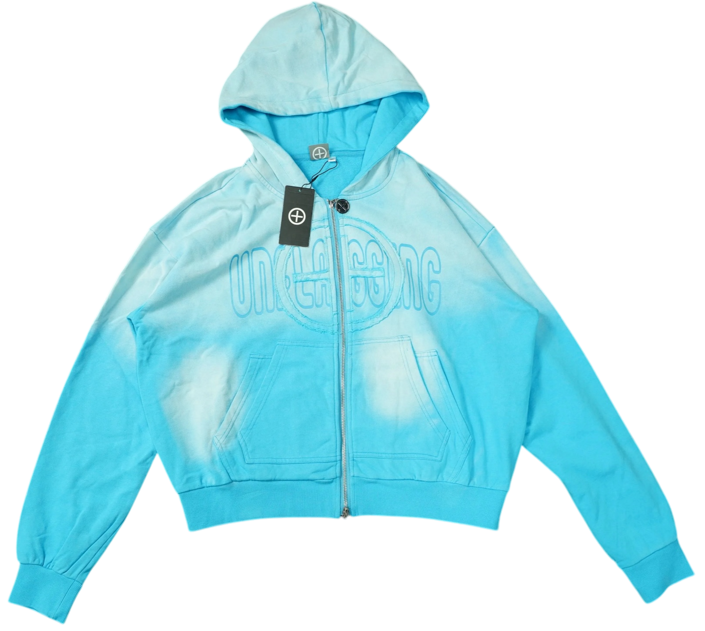 “BABY BLUE” UNFLAGGING ZIP UP