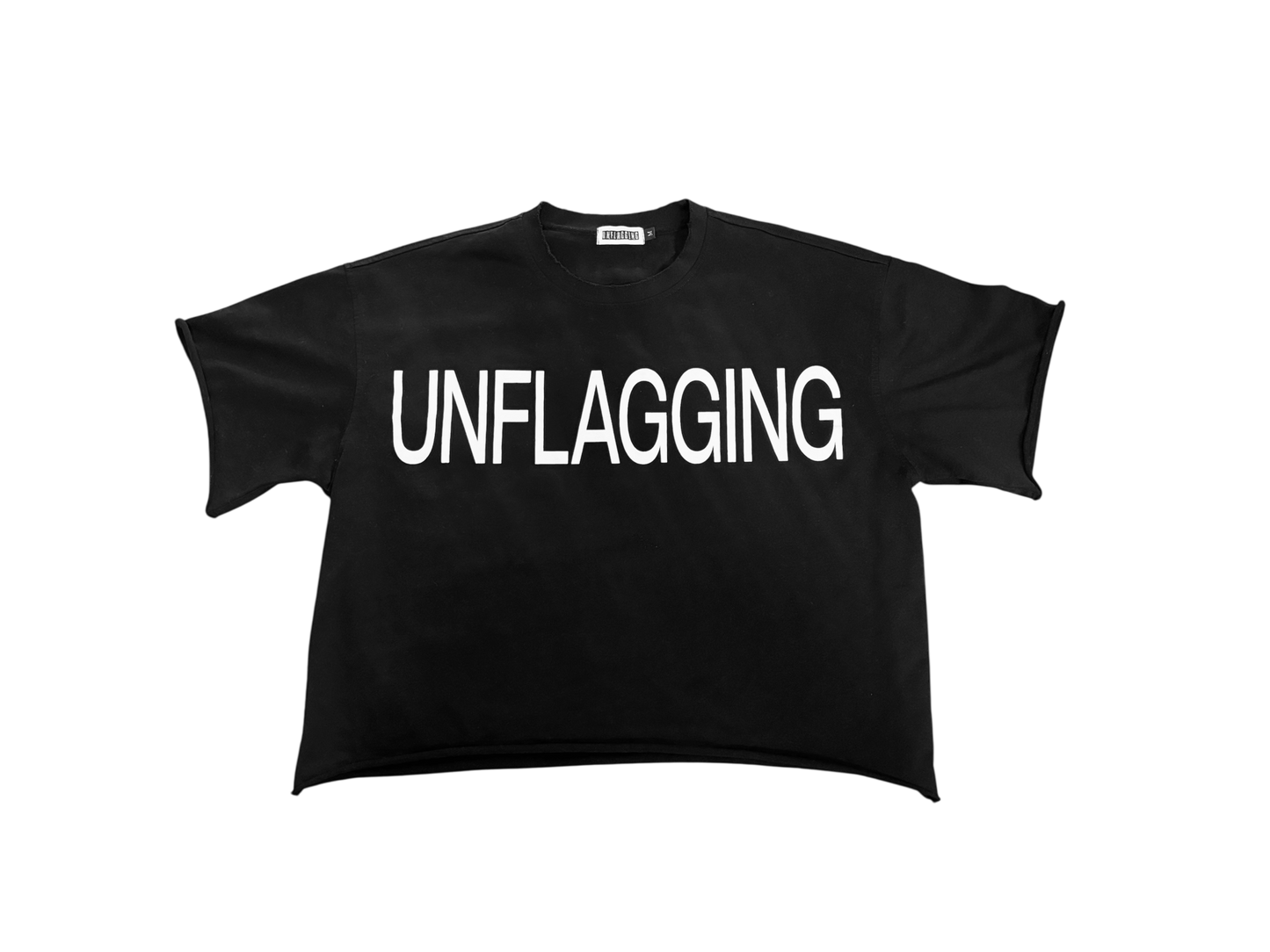 UNFLAGGING OVERSIZED DISTRESSED TEE