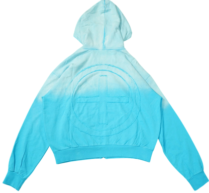 “BABY BLUE” UNFLAGGING ZIP UP