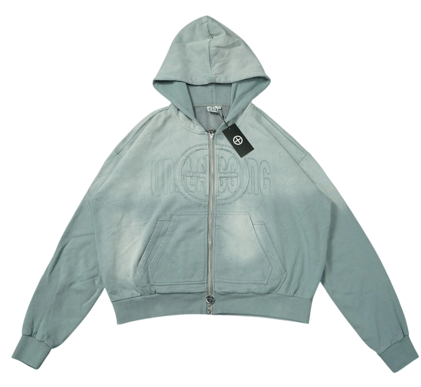 “SMOKE GRAY” UNFLAGGING ZIP UP